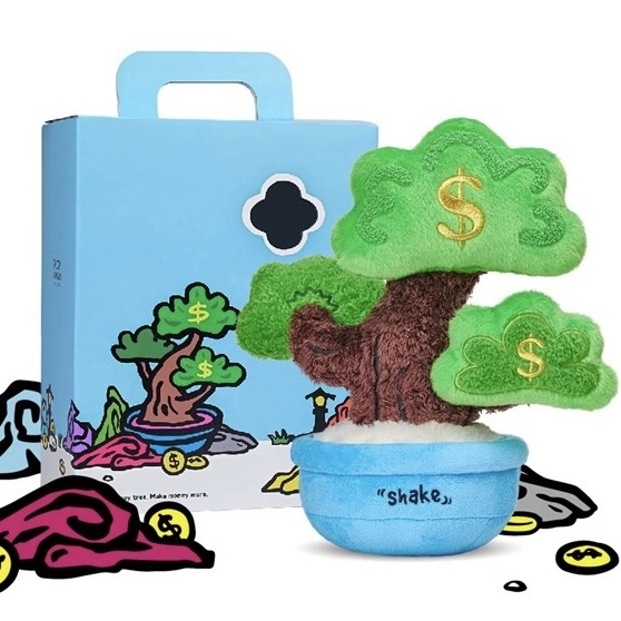 代購 POP SUNDAY * 李昱昱 有錢花 毛絨藝術擺飾 招財樹 預購