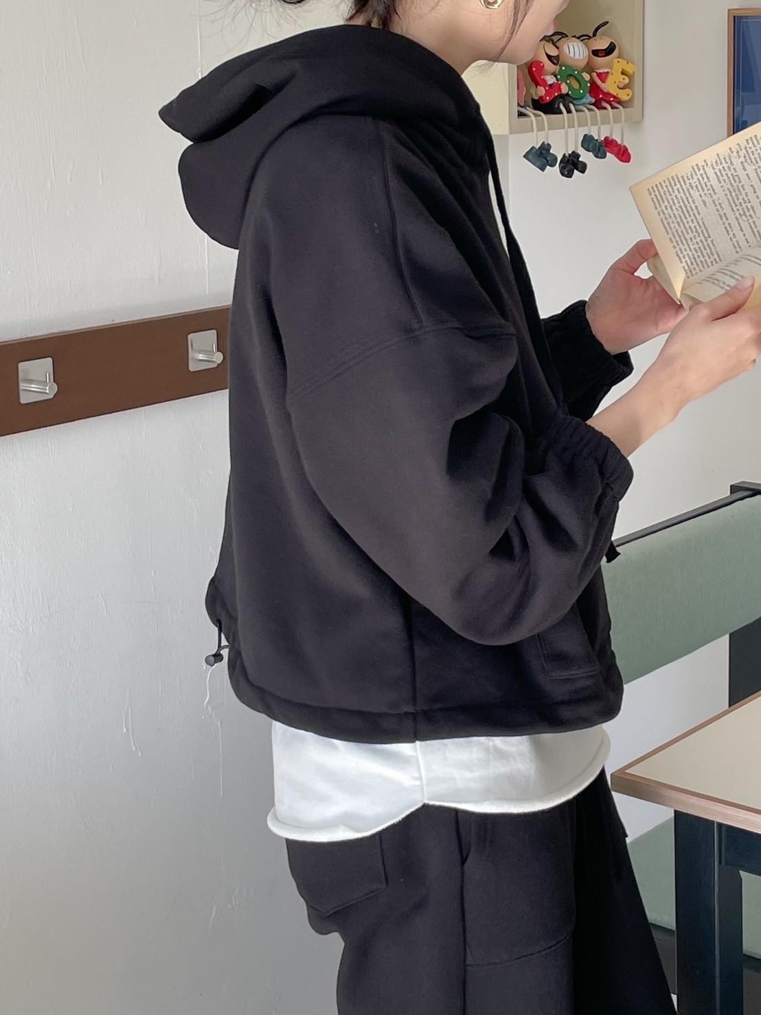 ᴴᴼᵀ ▸▸店長推薦◃◃ 秋冬新款/連帽棉套裝(低調黑) MANIFEST正韓🇰🇷