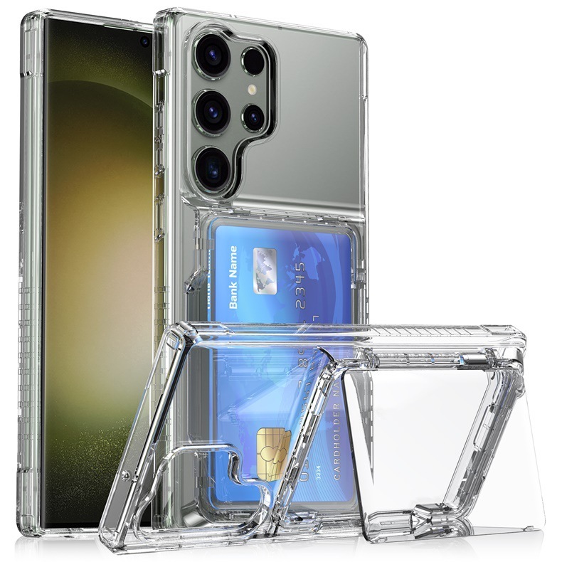 XPRO - Clear Card Flip - Samsung S25 Ultra Case 透明插卡防撞手機保護硬殼