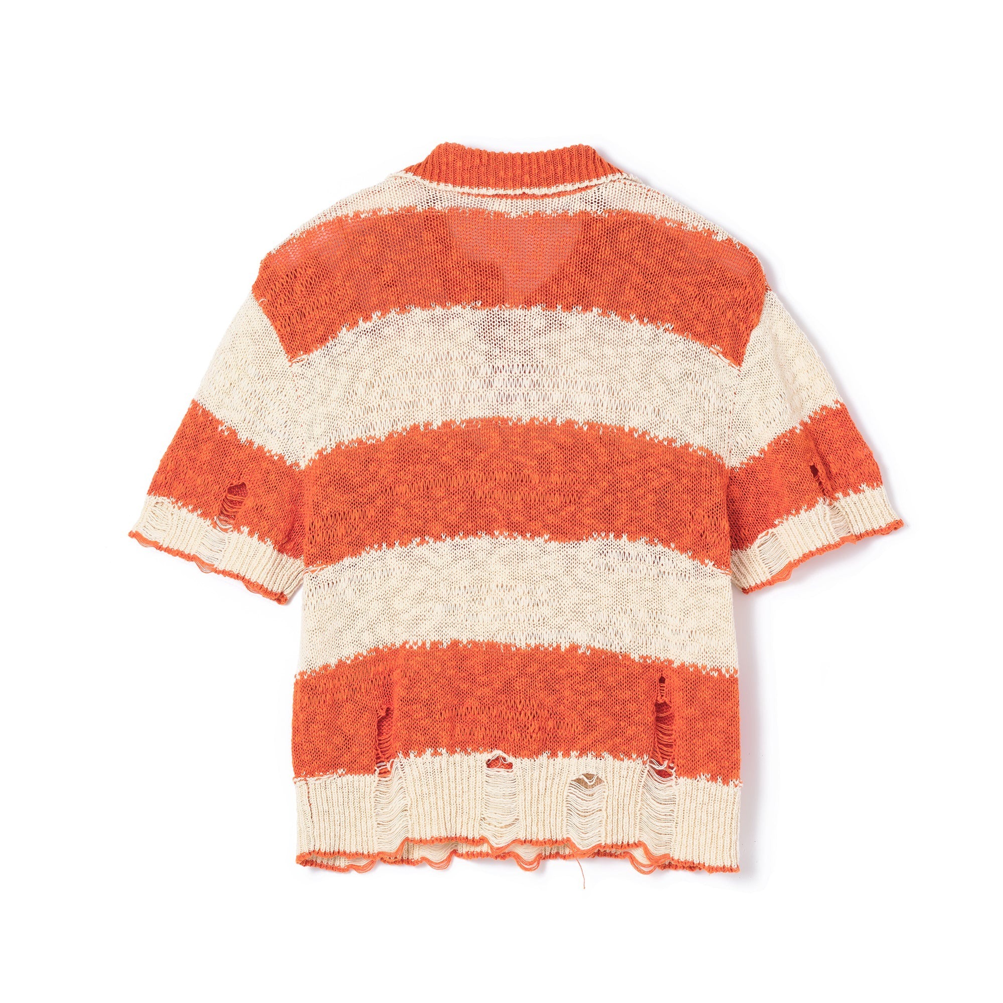 Plateau - s/s knit polo 橘色