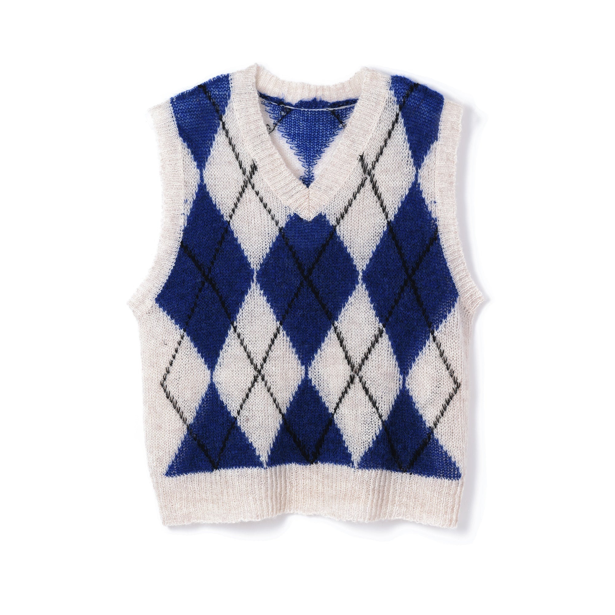 Plateau - mohair x vest 藍色