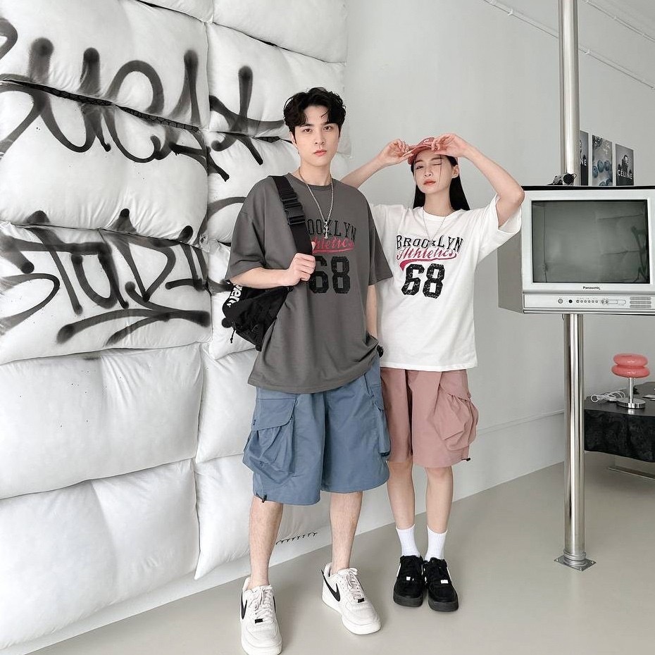 寬版口袋 工裝短褲 (7colors)