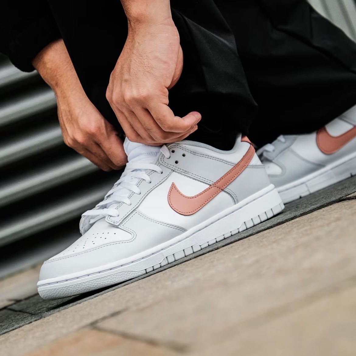Nike Dunk Low Retro 白灰玫瑰 HF0730-160