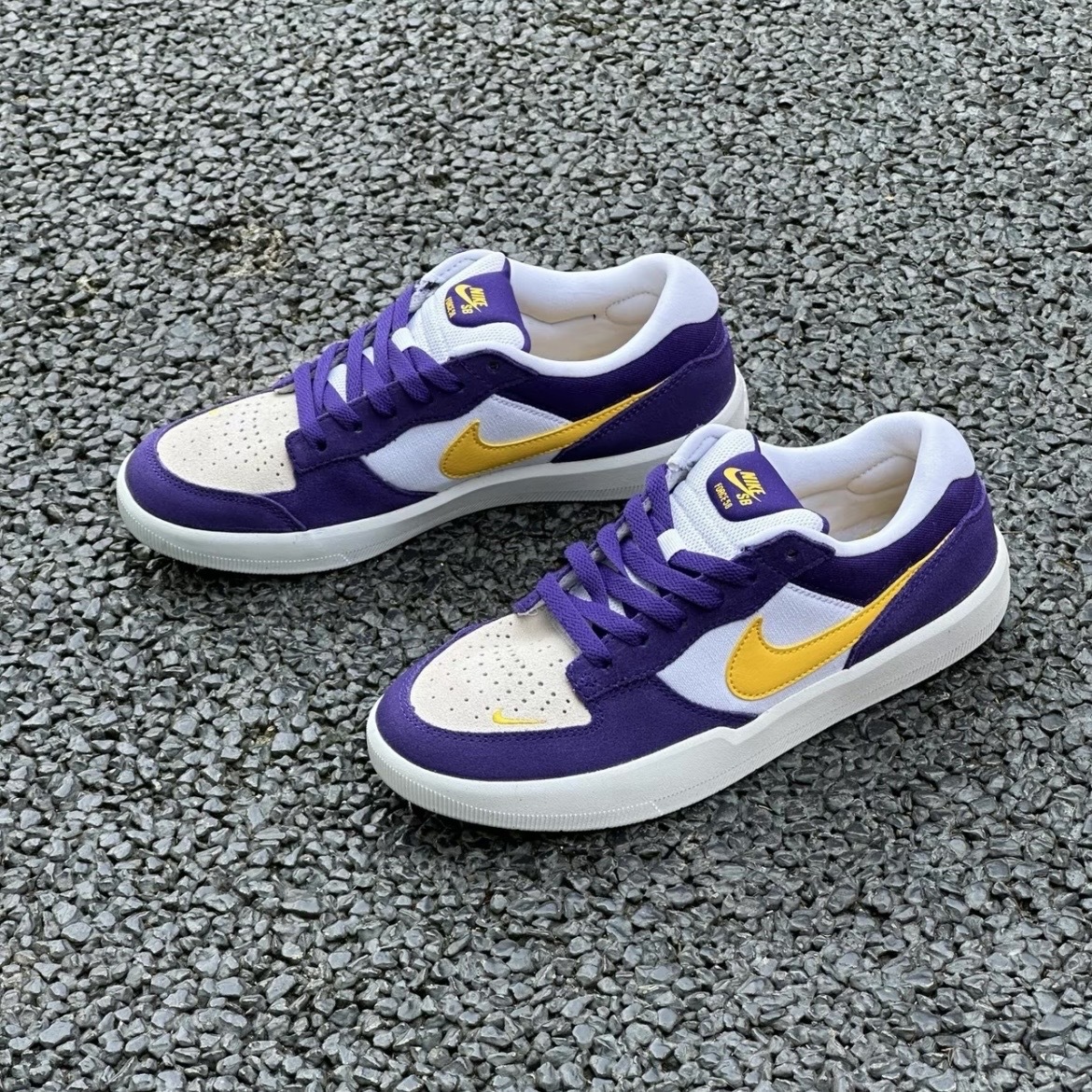 Nike SB Force 58 湖人紫 黃紫白 DV5477-500