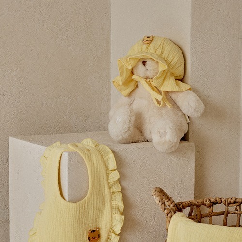 24S/S🌸BABYDOLL系列-泡泡棉紗波奈特帽