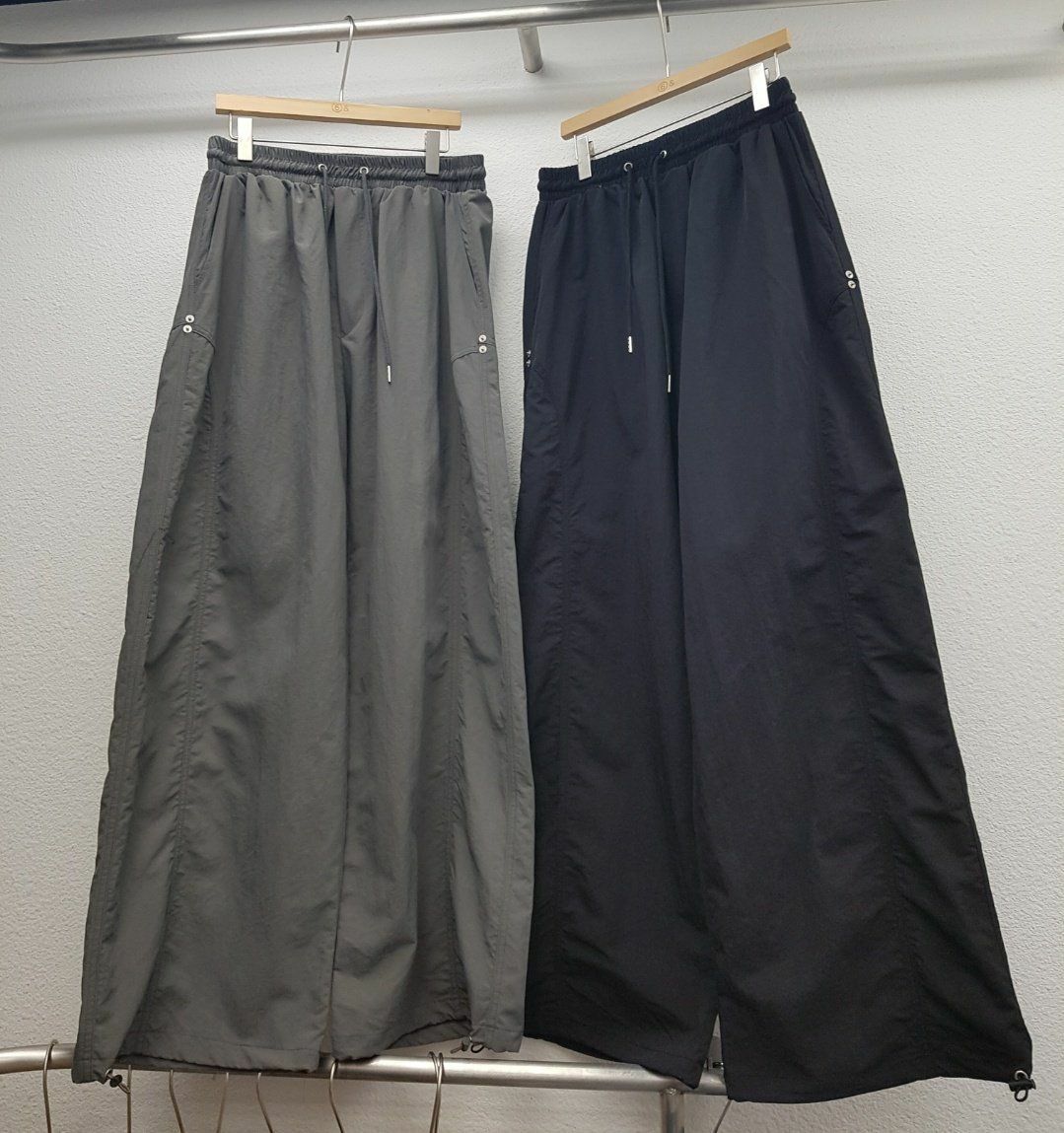 淨色可束腳鬆身褲 GAME-009P