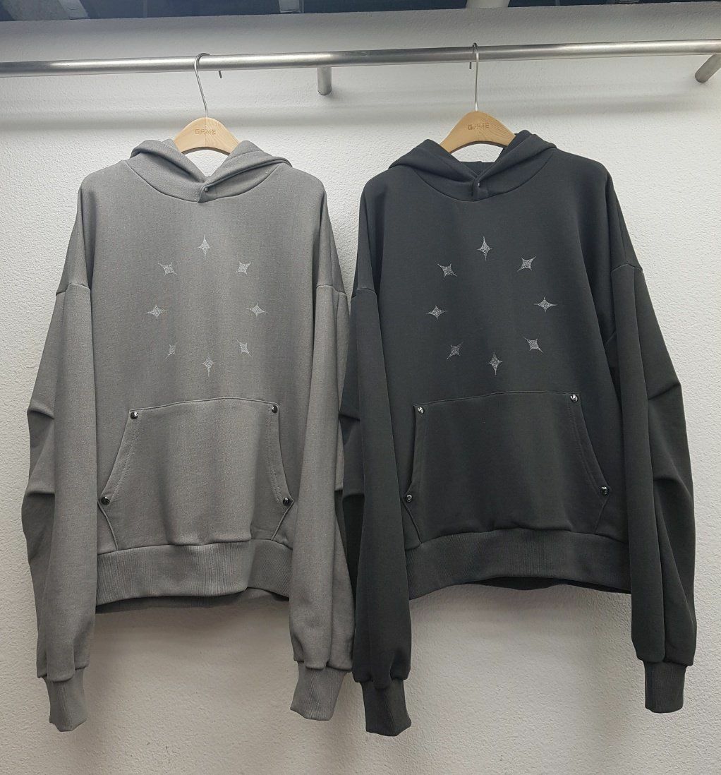 星星圖案連帽衛衣 GAME-011T
