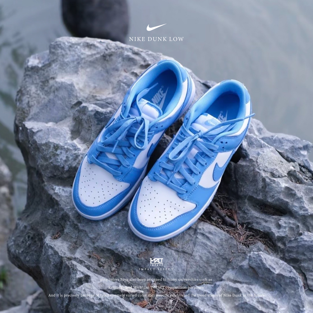 Nike Dunk Low (GS) UNC 大學藍 藍白 CW1590-103
