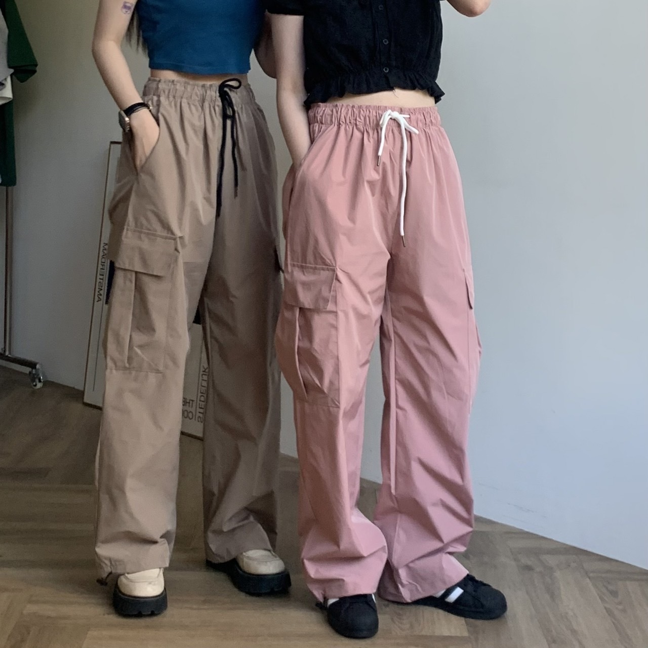 尼龍工裝長褲 (8colors)