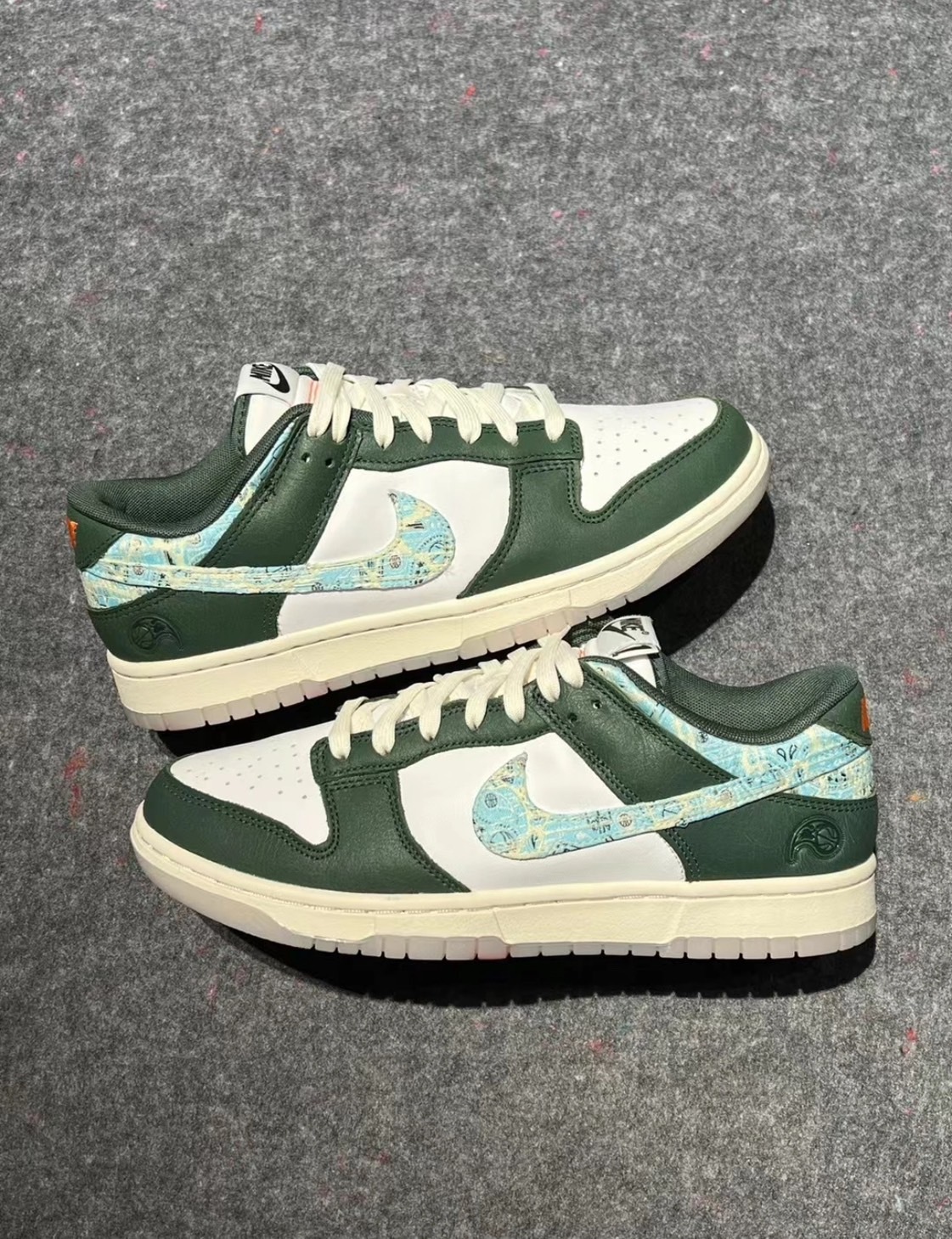 iSNEAKERS｜Nike Dunk Low "Hoops Fireball" 白綠 HF5693-141