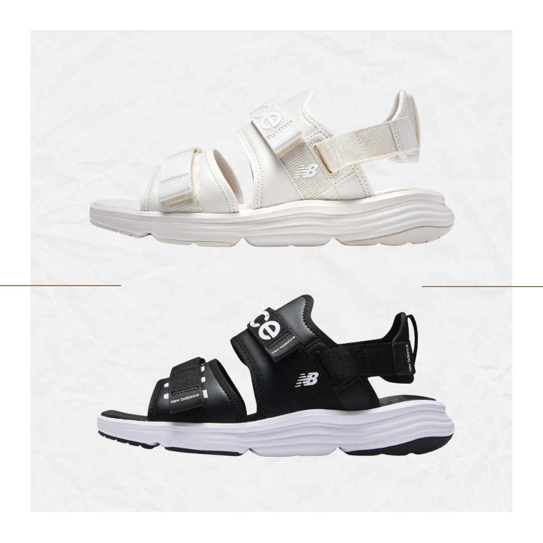 New Balance 夏日小白涼鞋 兩色