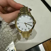 [S] LUXURY WATCH COACH 14503599 ARDEN GOLD STEEL WOMENS WATCH, 885997384506 (SZZ332)