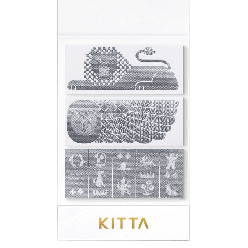 壁畫 雷射銀箔 隨身攜帶和紙膠帶 KITPP006｜日本 KITTA