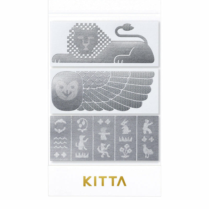 壁畫 雷射銀箔 隨身攜帶和紙膠帶 KITPP006｜日本 KITTA