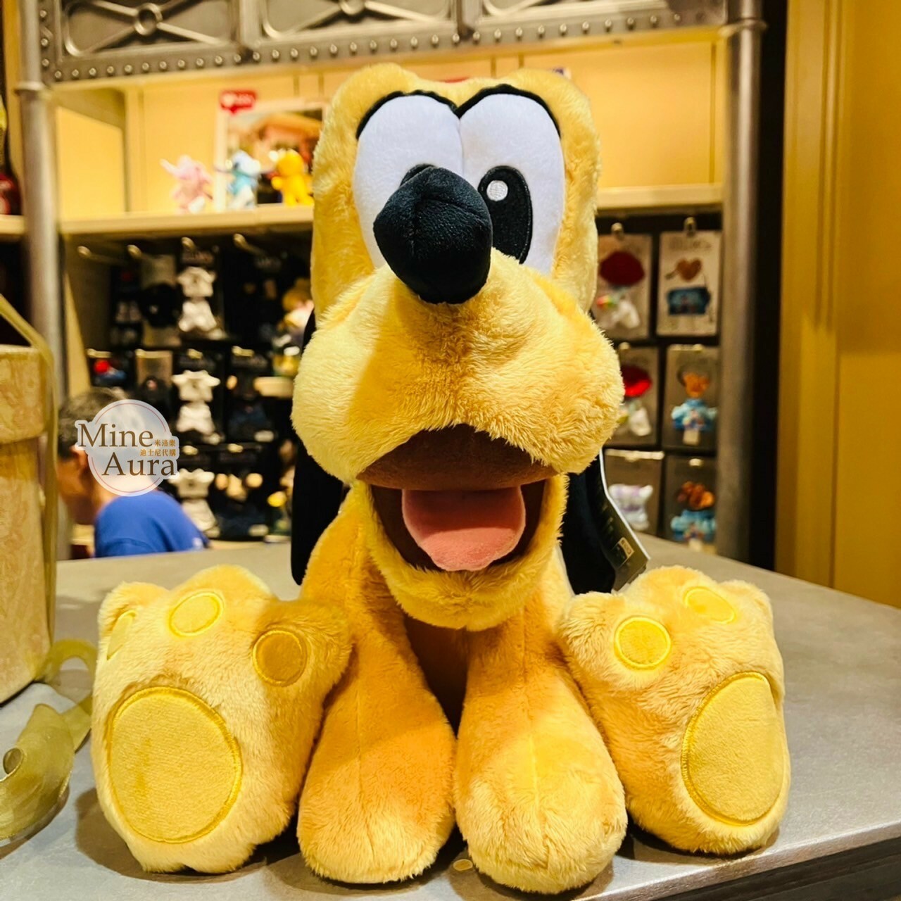 Q版 大腳丫系列 布魯托 Pluto 坐姿大腳丫 娃娃 玩偶 -香港迪士尼樂園