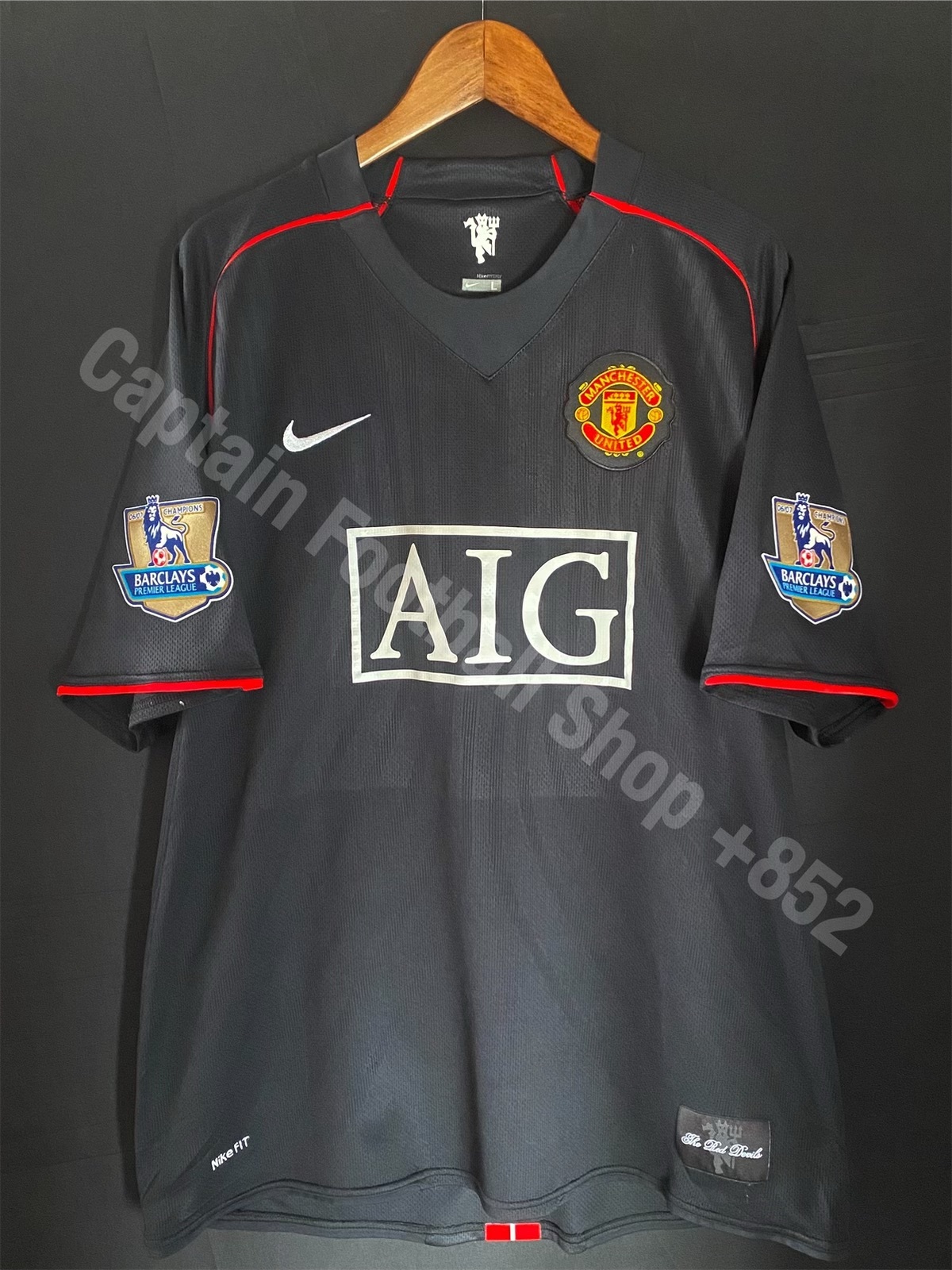 曼聯 2007-2008 Nike 二客球衣 #7 RONALDO