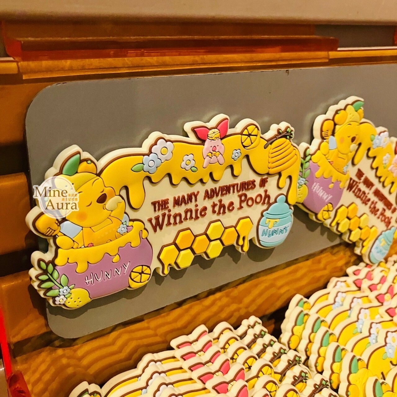 春日系列 小熊維尼 Winnie the Pooh 小豬 皮傑 piglet 造型 磁鐵 -香港迪士尼樂園