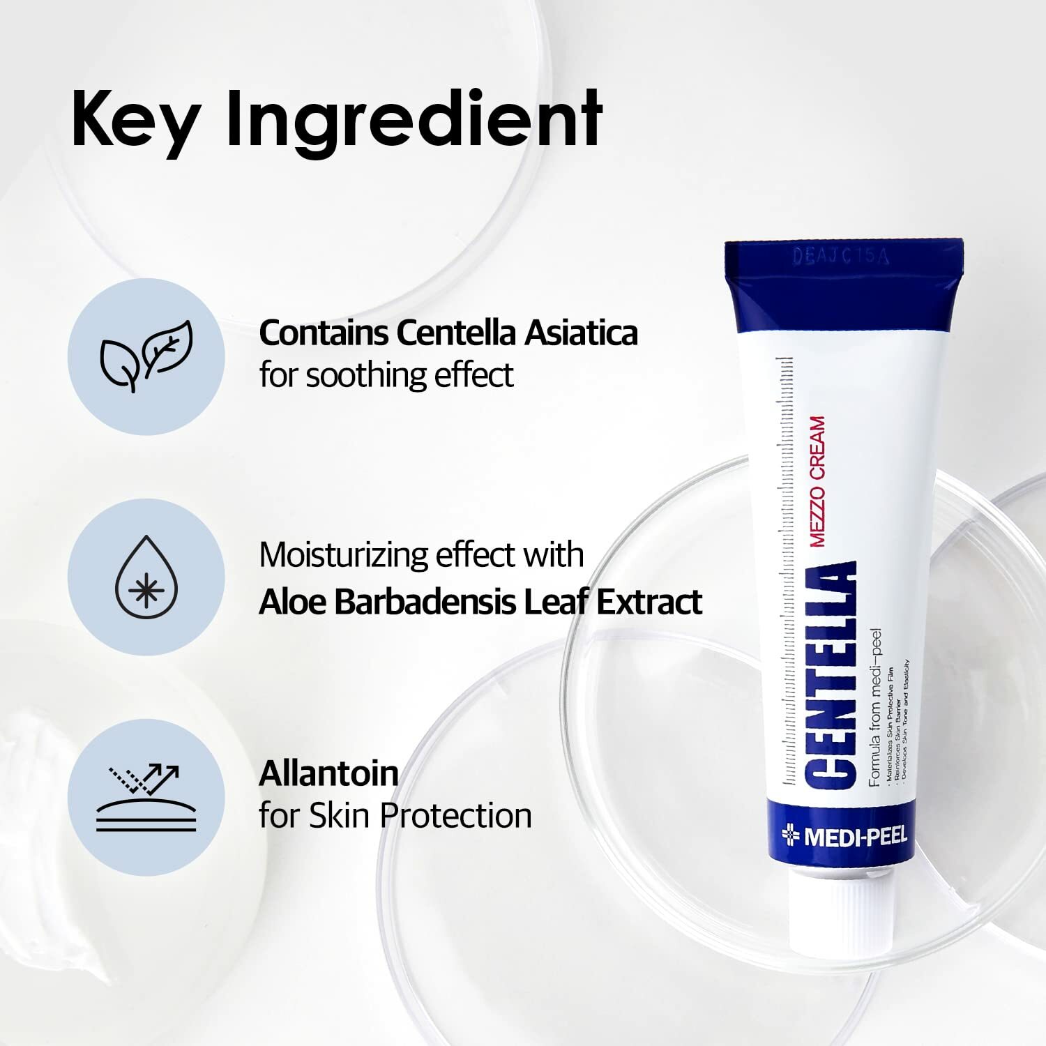 Medi-Peel Centella Mezzo Cream 30ml  BEST BEFORE 17 January 2024 8809409342160