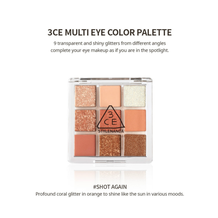 3CE Multi Eye Color Palette 7g #Shot Again (8809664982224)