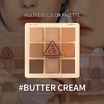 3CE Multi Eye Color Palette 8.5g #Butter Cream(8809664983344)