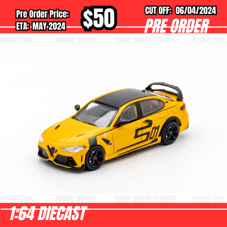 RS-$50   * DCT* 1:64 Alfa Romeo Giulia GTAm Yellow [OD04/04]