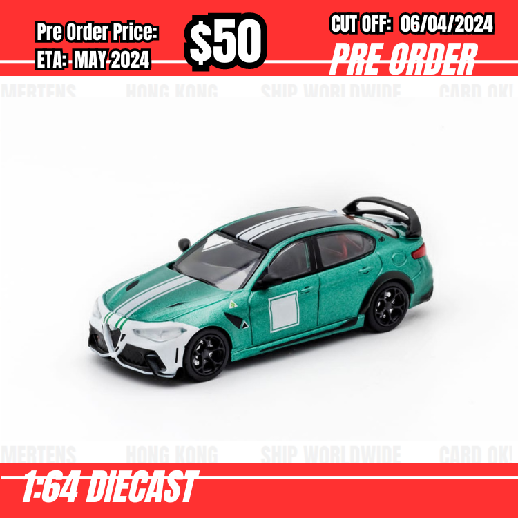 RS-$50   * DCT* 1:64 Alfa Romeo Giulia GTAm Green [OD04/04]