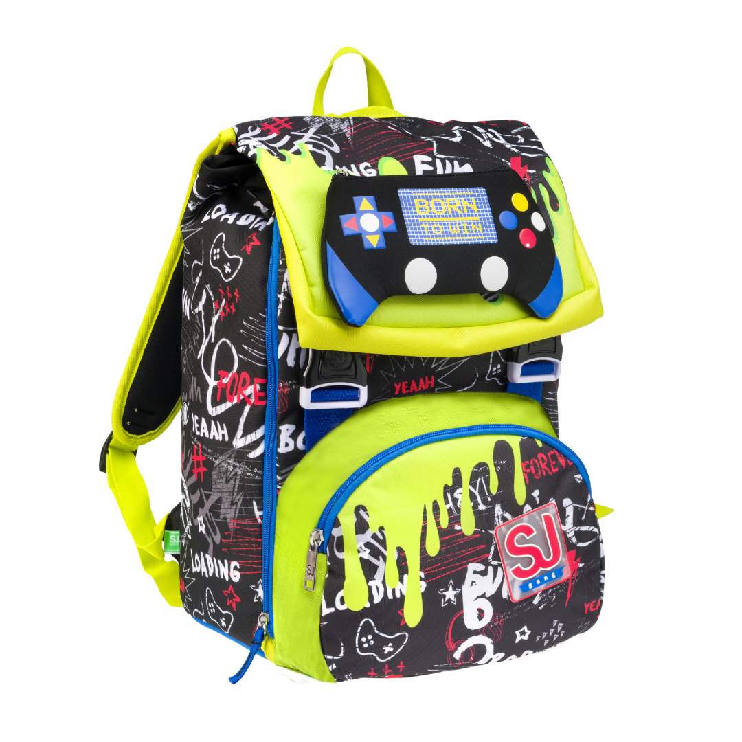 意大利 SJ Gang 擴充護脊書包系列 22/28L - Born To Fun