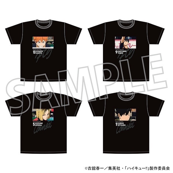 MOVIC 預訂2024/6月 ハイキュー!!　Tシャツ  日向翔陽/影山飛雄/孤爪研磨/黒尾鉄朗
