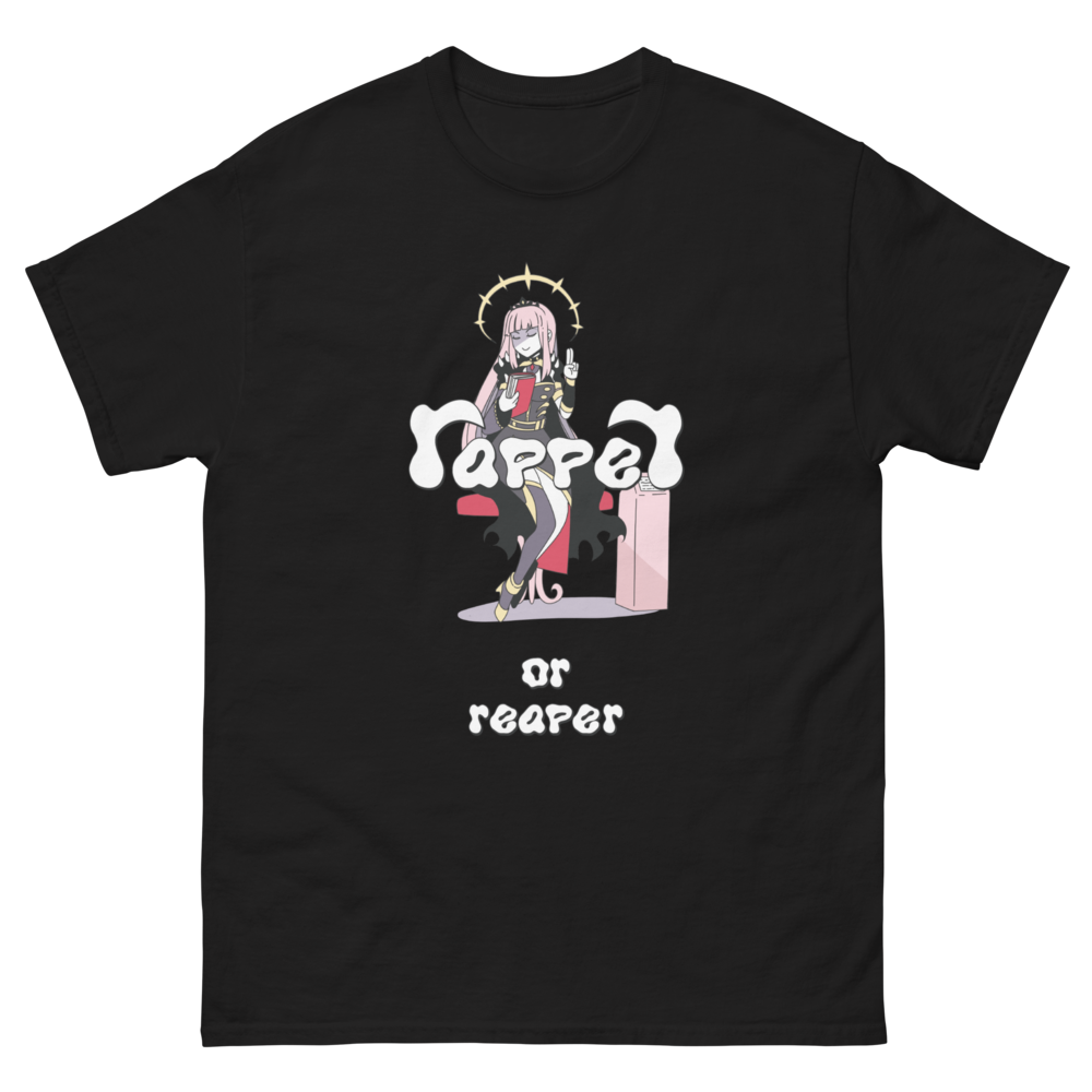 「官方代購」Hololive 森カリオペ BLACK SHEEP ICON T-SHIRT💀 Mori Calliope