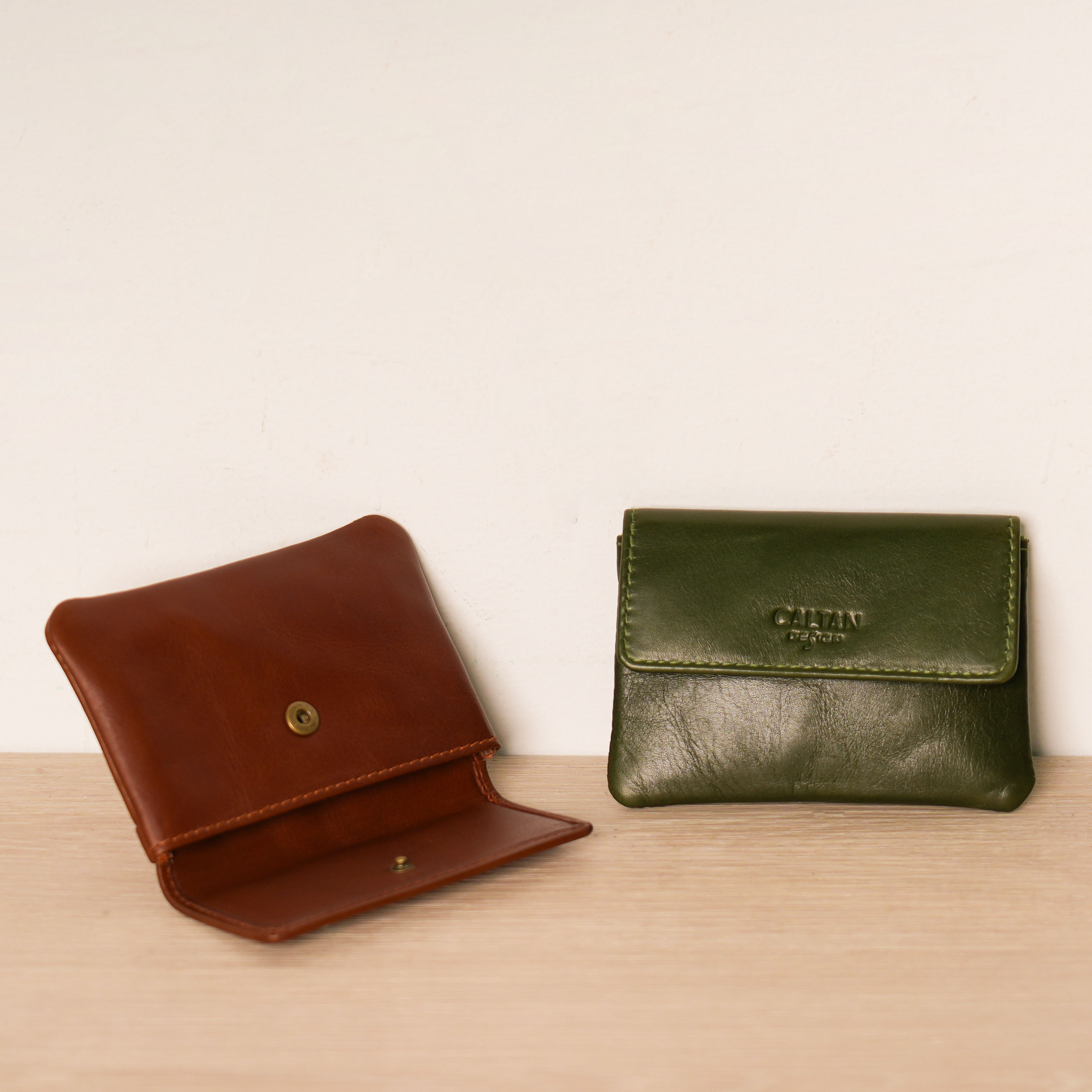 簡約扣式零錢包-四色(075206)