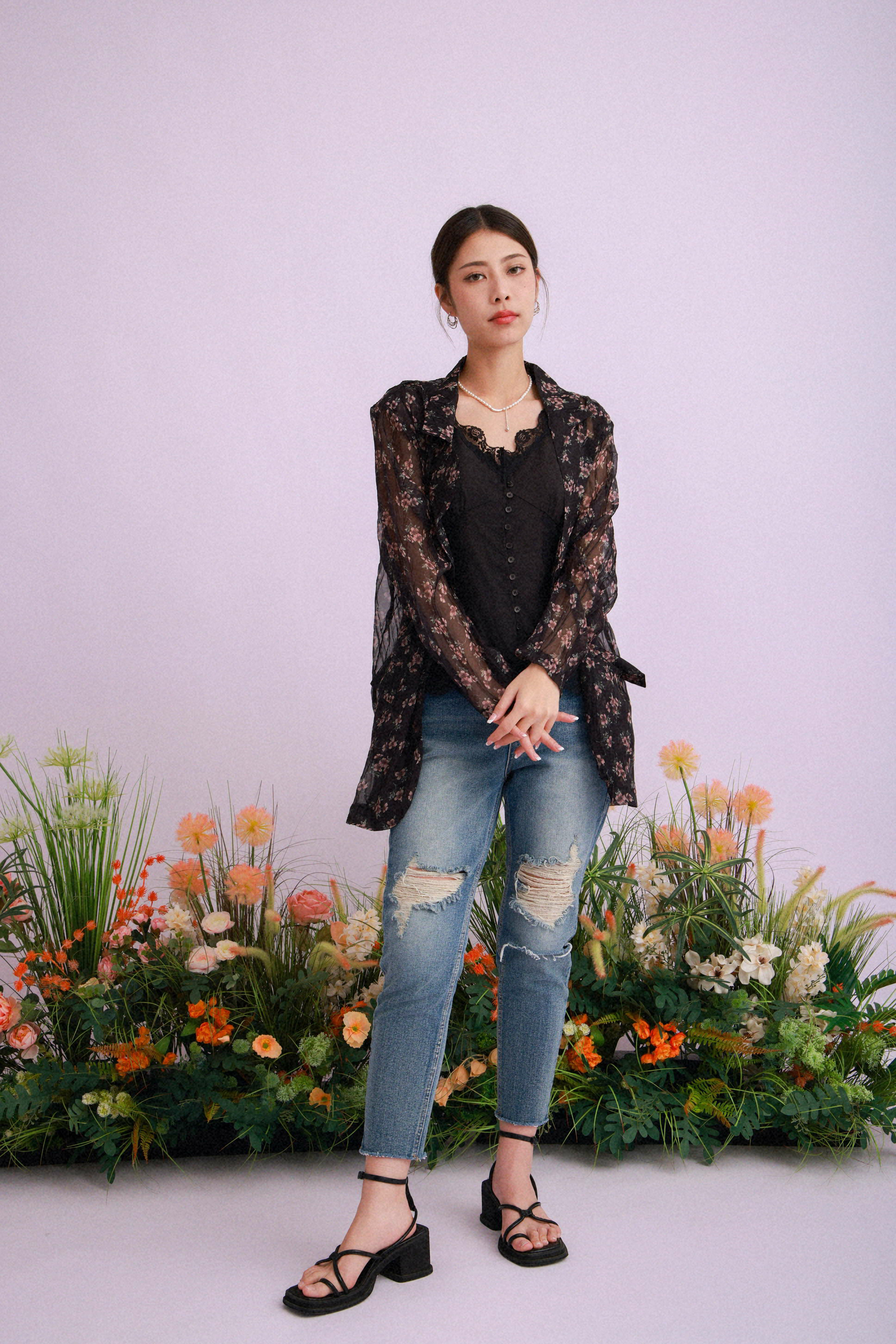 造型 807（外套＋上衣＋牛仔褲）