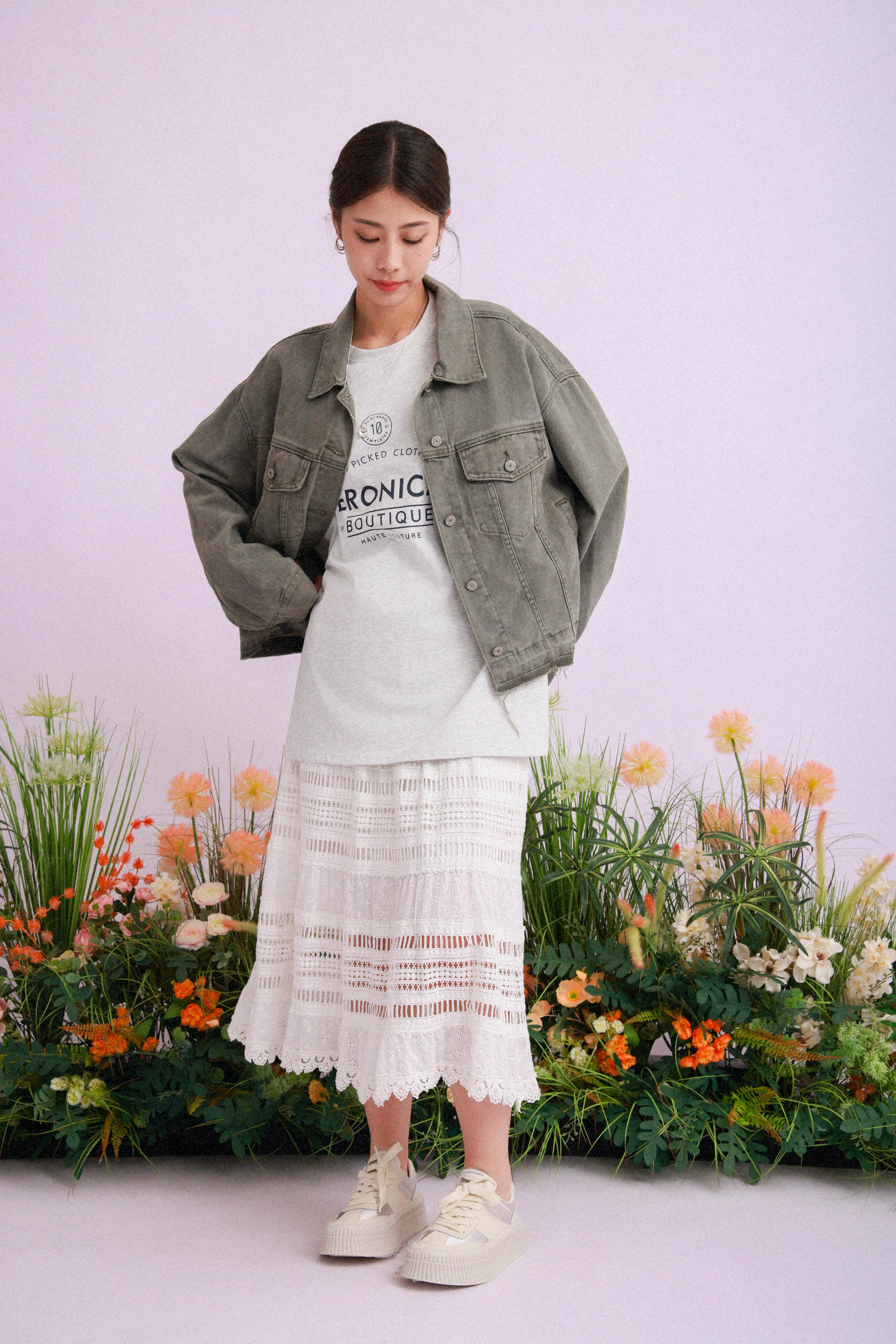 造型 809 （外套＋Tee＋半截裙）