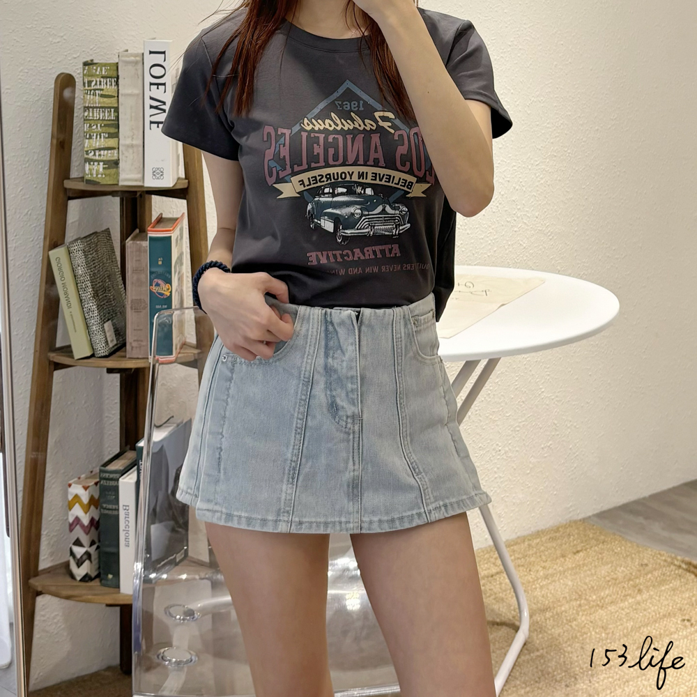 |現+預|春夏迷你牛仔短褲裙(S-L)