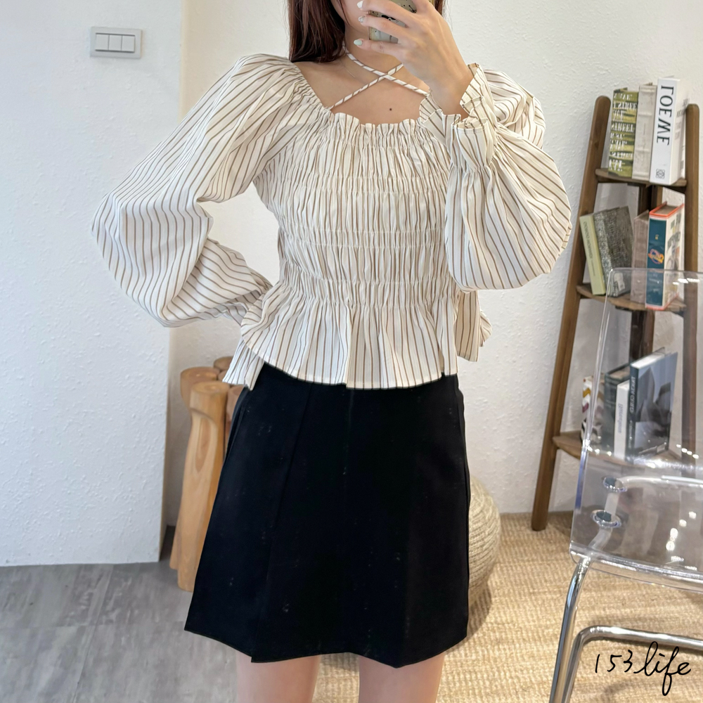 西裝包臀後拉鍊側小開衩短裙(XXS-L)