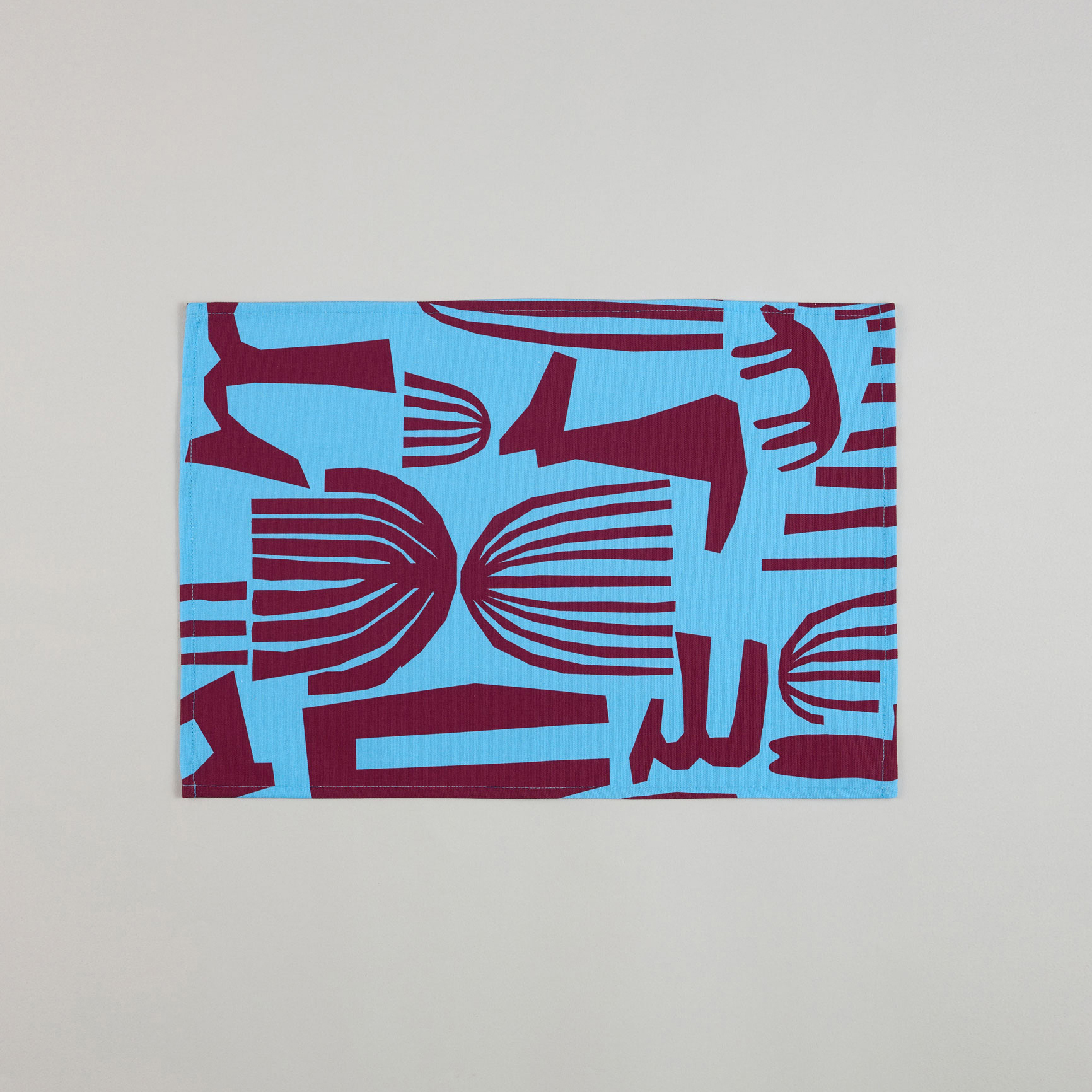 純棉帆布餐墊 / 米克斯藍