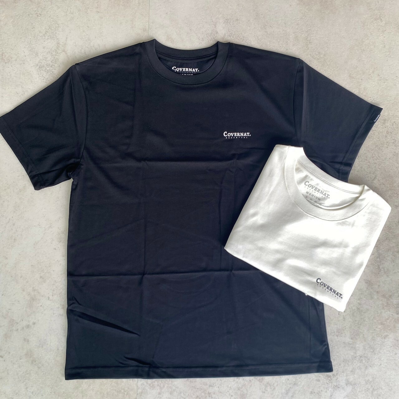 Covernat 小Logo涼感短袖(兩入一組)  CO2402STE1BK