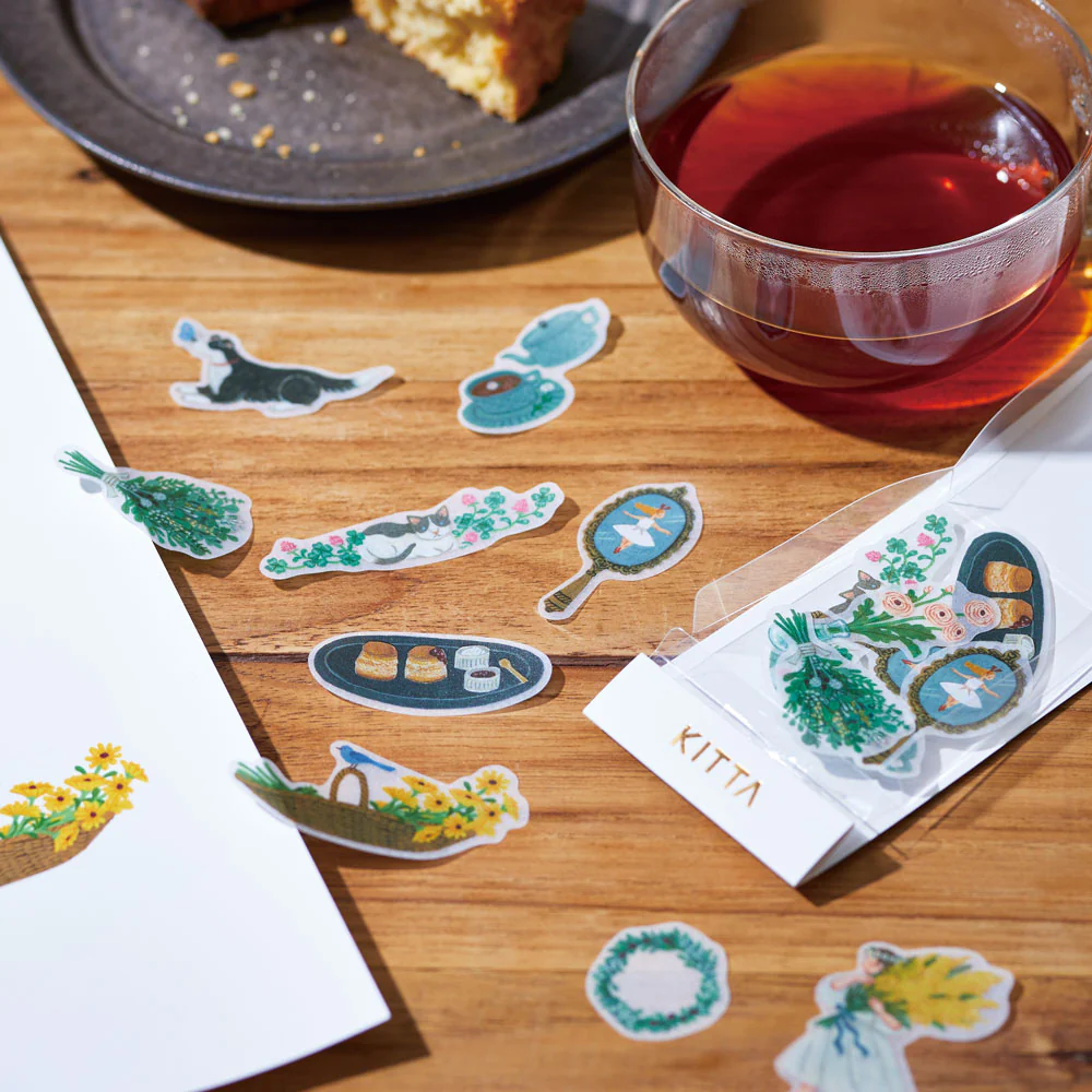 KITTA隨身攜帶 單張貼紙 日常生活｜KING JIM 日本