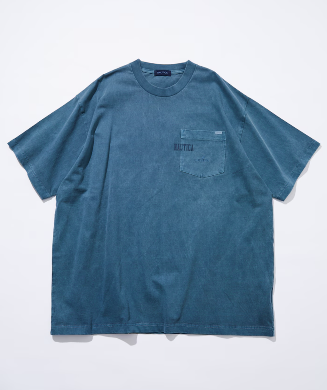 NAUTICA Pigment Dyed Hidden Logo S/S Pocket Tee