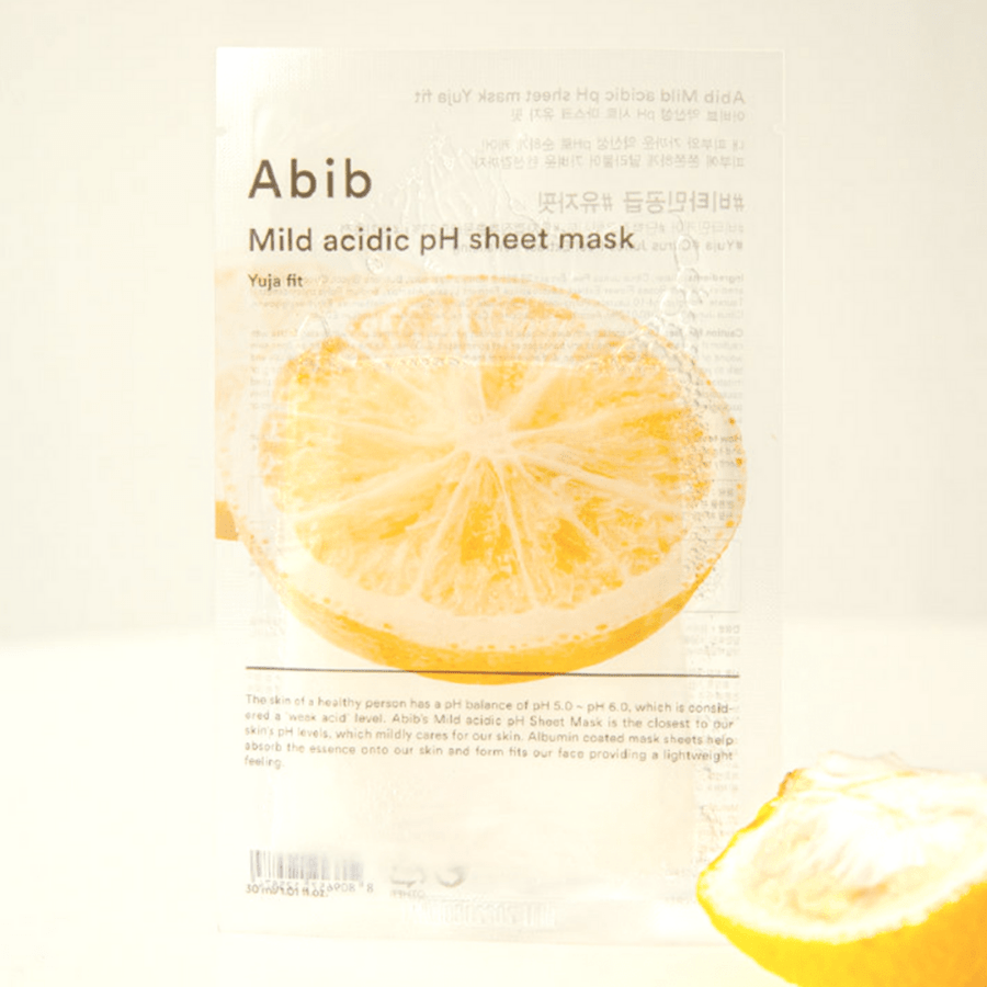 Abib MILD ACIDIC pH SHEET MASK - YUJA FIT (10 pcs X 30ml)( )8809657125881