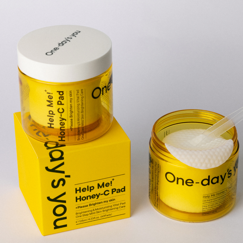 One Days You Help Me Honey-C Pad 60pcs 【Yellow Brightening】 8809452671675
