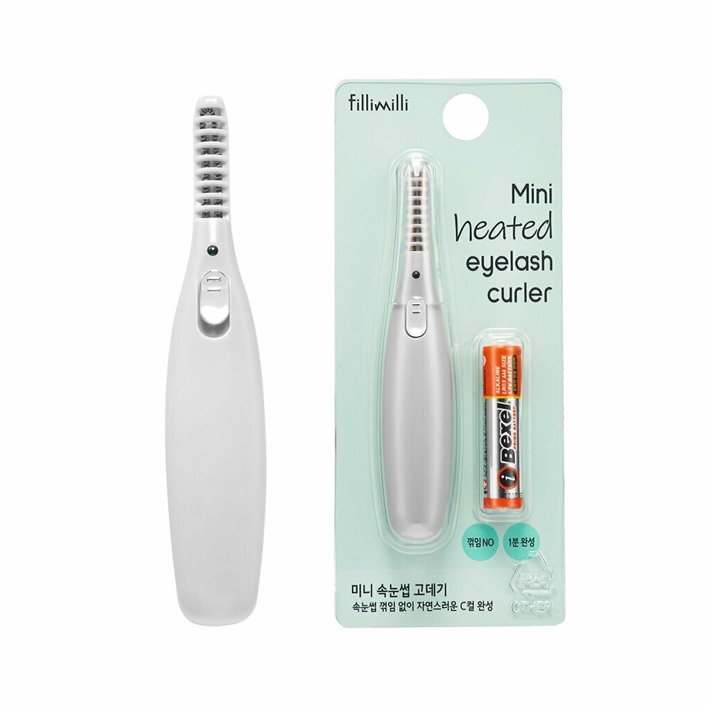 OLIVE YOUNG Fillimilli Mini Heated Eyelash Curler 1 pc 8801489117942