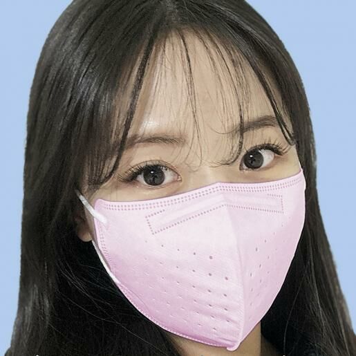 Defense 【 50 pcs PINK 】KF94 mask 2D adult three-dimensional mask   1 bag 50 pcs