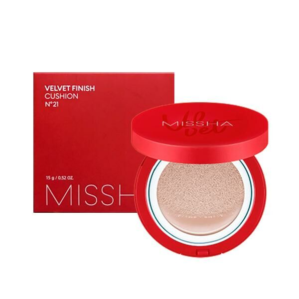 Missha 21 Velvet Finish Cushion SPF50+ PA+++(8809581452558)