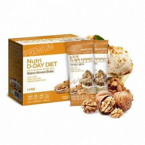Nutri D-Day Nutri D-DAY - 減肥代餐奶昔 核桃杏仁味(25g x 14 packs)( ) 8809514352207