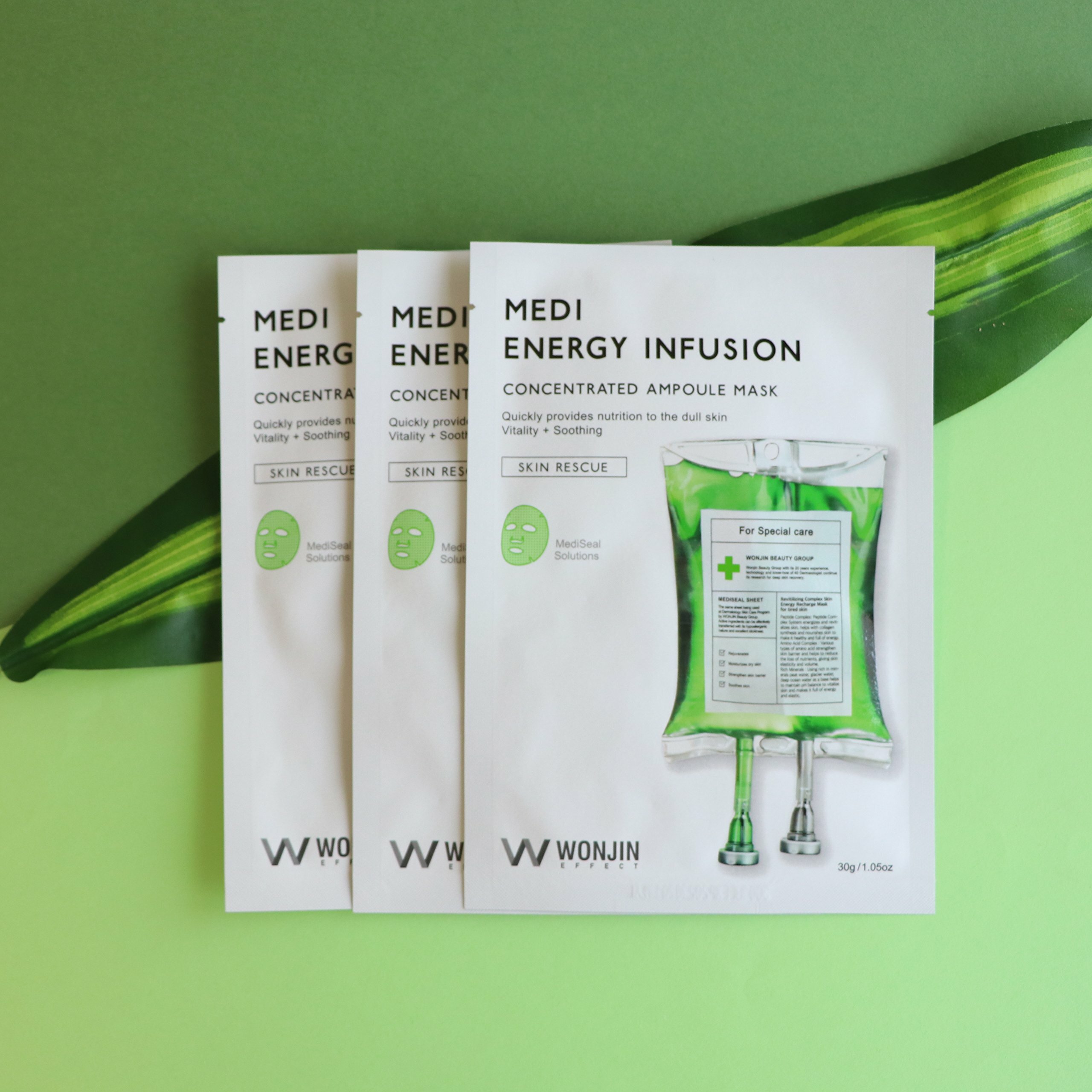WONJIN WONJIN Energy Supplement Mask 30g x10pcs 8809643670265