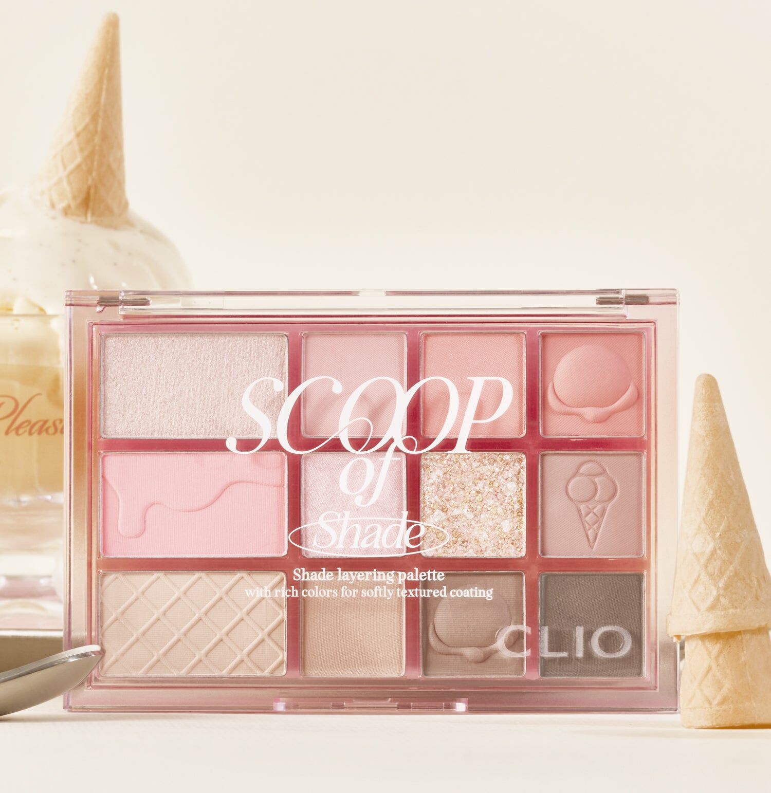 CLIO CLIO Shade & Shadow Palette  03 Scoop Of Shade 8809900986443 BEFORE 29 May 2026