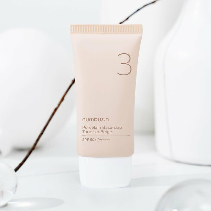 numbuz:n NUMBUZIN No.3 Porcelain Base-skip Tone Up Beige SPF50+ PA++++ 50ml