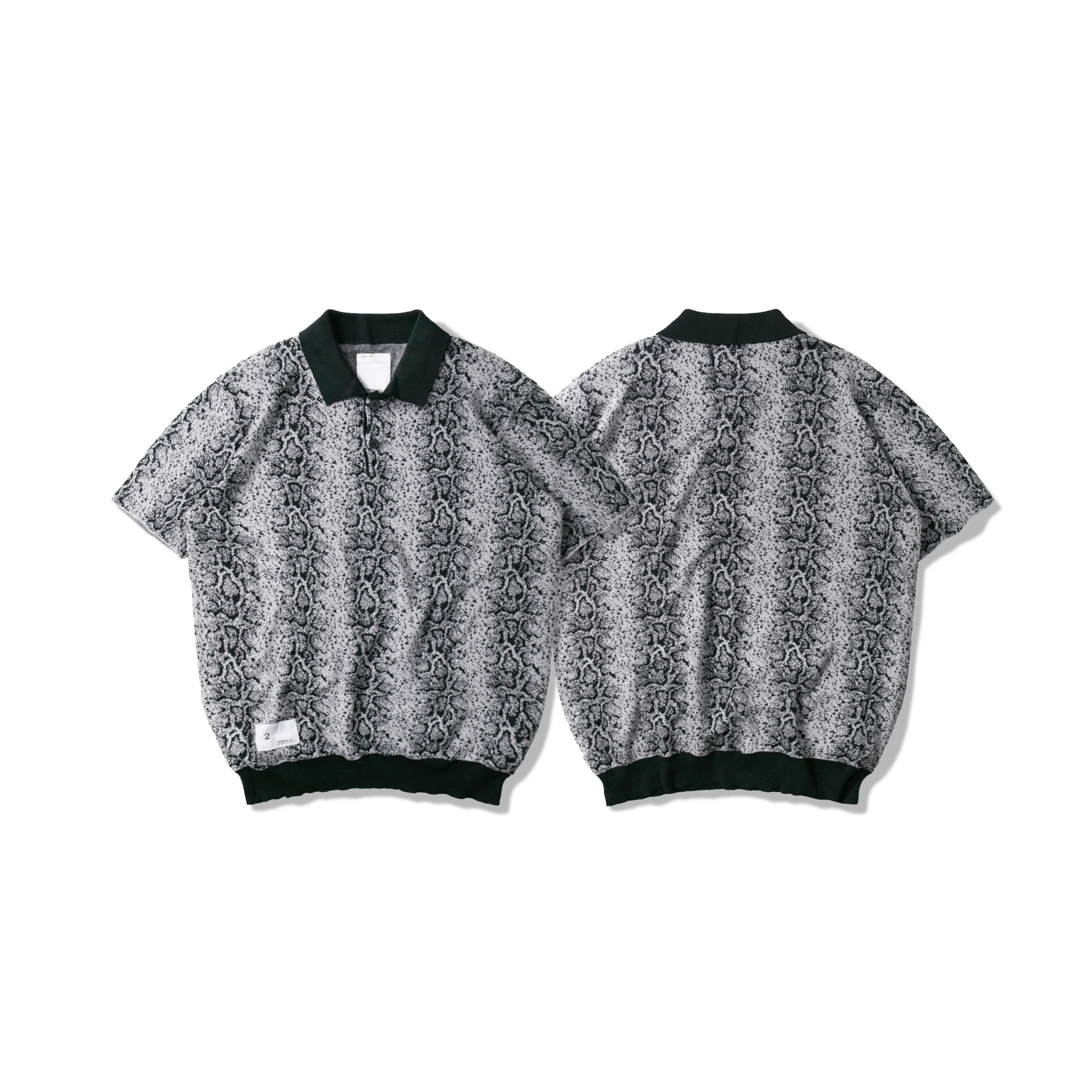 ORDINARY 復古針織提花POLO衫