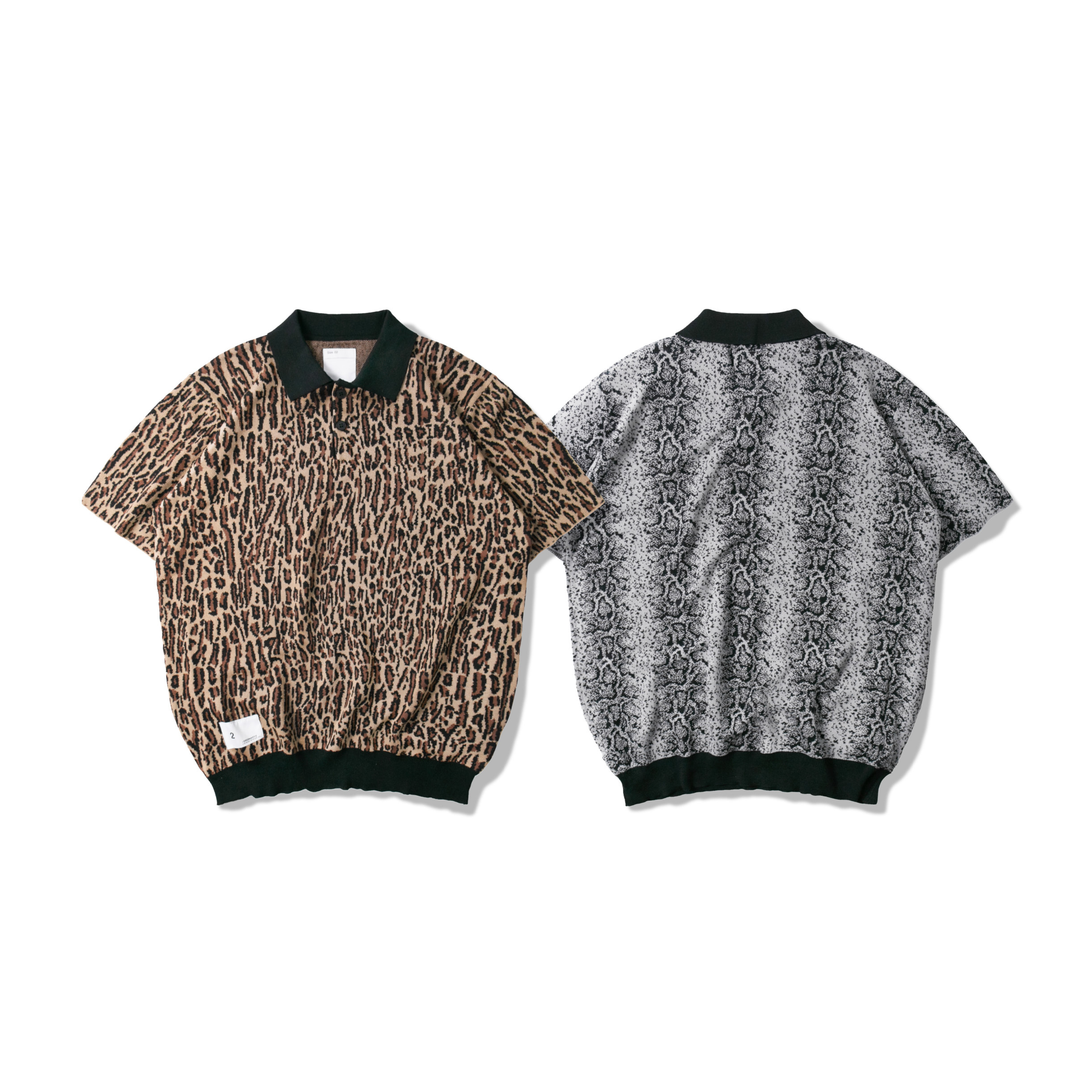 ORDINARY 復古針織提花POLO衫