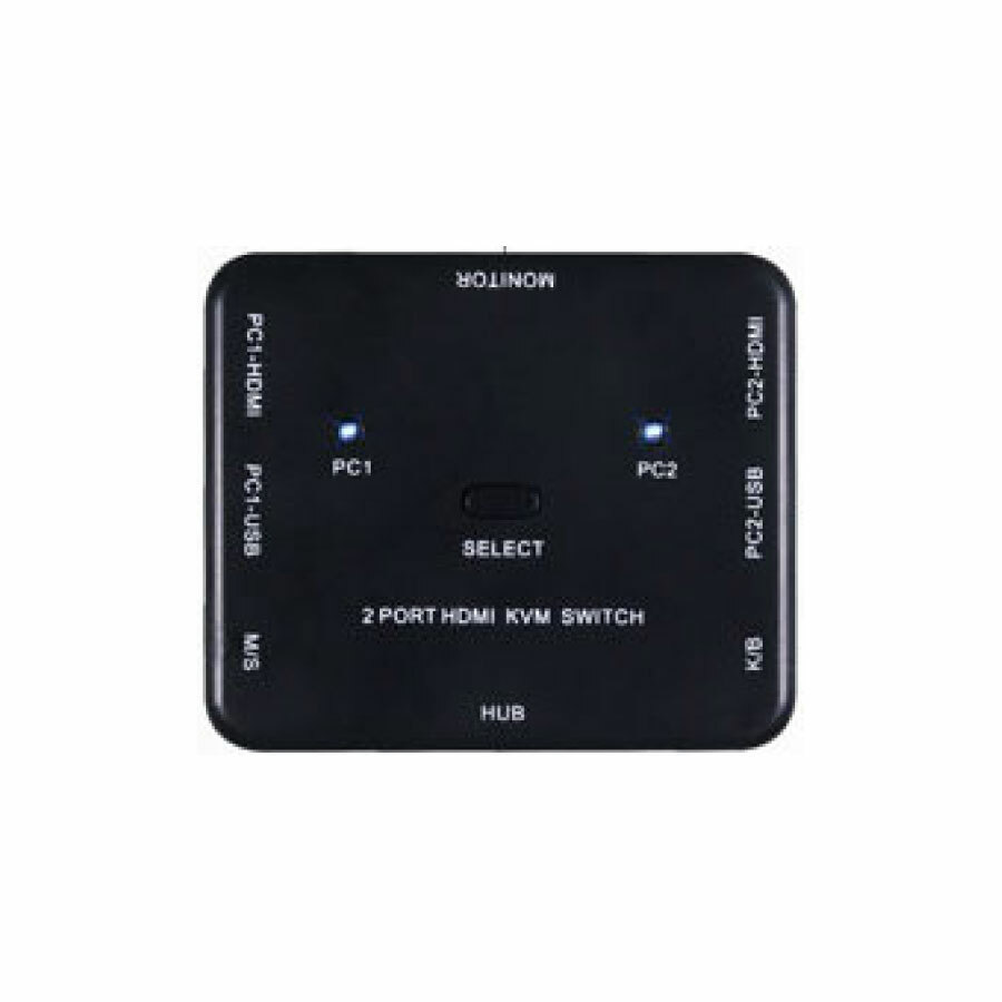 伽利略 HDMI 4K2K KVM 電腦切換器 2埠 電子式 HKVM2S